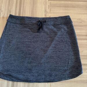 Athleta blue stretchy activewear sports mini skirt large